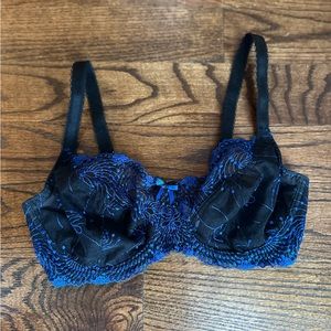 NWOT* Royal Blue Fit Fully Yours Bra. Size 30f. Retail $100+++
